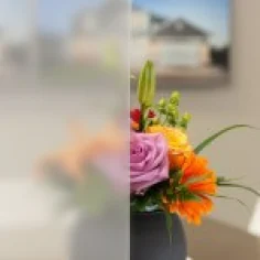 Sandblasted (Acid Etched) glass sample