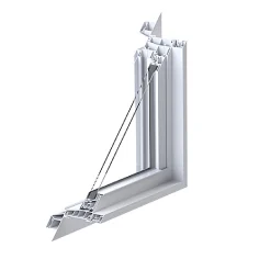 1 3/8" PVC Jamb profile