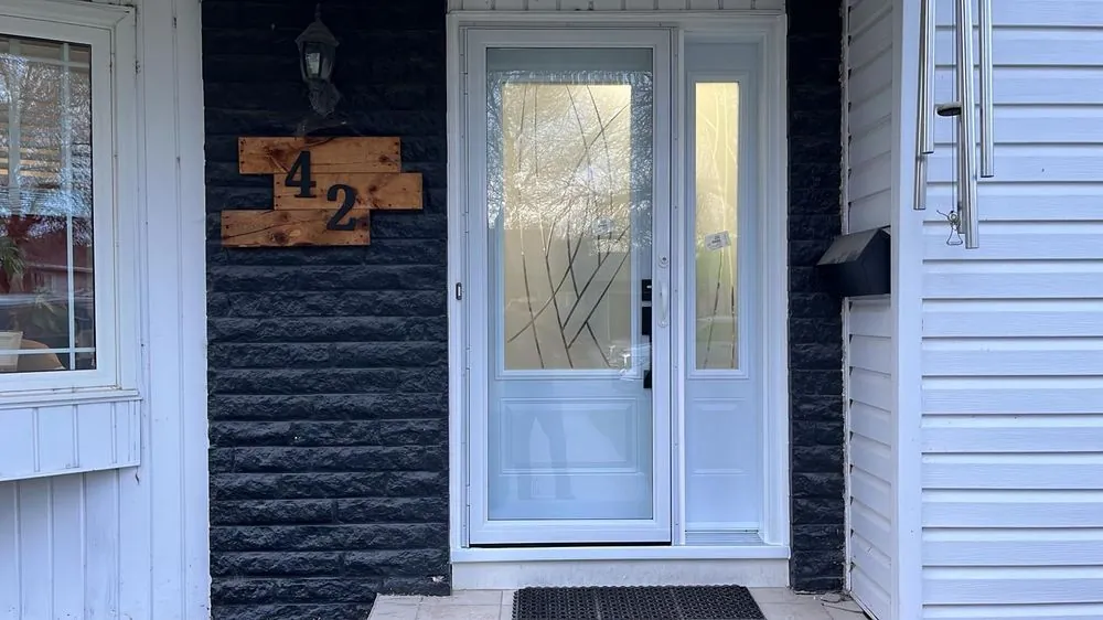 New entry door installed by Arctic Star