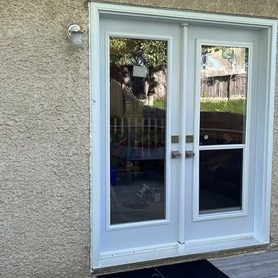 Patio door installed