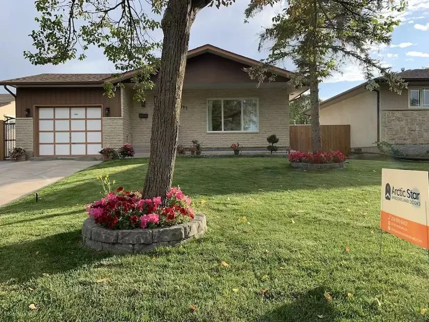 Bungalow with new low-profile picture window