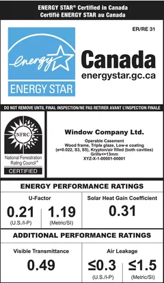 Understanding Replacement Windows Energy Efficiency Labels