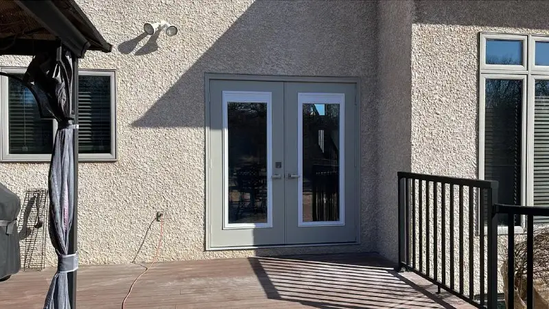 Patio Door installation in Winnipeg by Arctic Star Windows